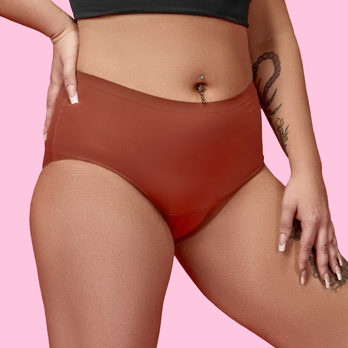 High Waisted Seamless Underwear